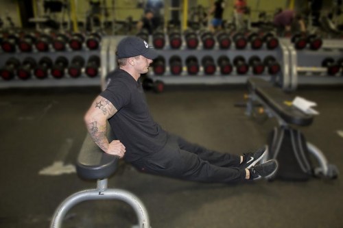 Tricep Bench Dips