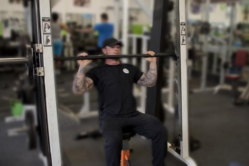 Smiths Machine Shoulder Press